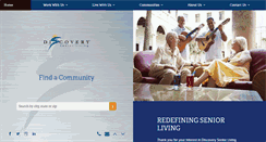 Desktop Screenshot of discoveryseniorliving.com