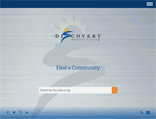 Tablet Screenshot of discoveryseniorliving.com